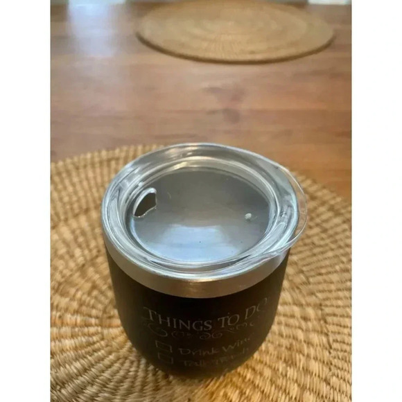 Things to Do: Drink Wine & Talk Trash Insulated Cup - Picture 2 of 6